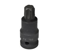 T60 x 53mm 1/2” Drive Short Impact Impacted Torx/Star Male Socket