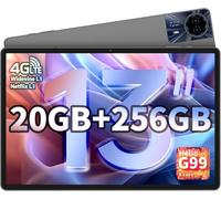 T65MAX Tablet 13 Inch, 20GB+256GB/TF 1TB, Helio G99 Octa-Core Gaming Tablet, 10000mAh/18W Fast Charge, Large Tablets Android 14 with Widevine L1, 2.4G/5G WiFi, 8+13MP - Metal