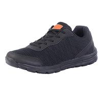 T686A-8 Black Textile/Mesh Trainers Size 8 UK