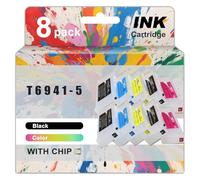 T6941 T6942 T6943 T6944 T6945 Ink Cartridges Compatible for Epson T3000 T5000 T7000 T3070 T5070 T7070 T3200 T5200 Printers 2pcs