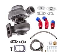 T70 Turbo Turbocharger T3 Flange 0.7 A/R Oil Drain Return Oil FEED Line hose kit