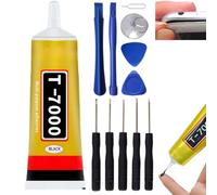 T7000 Super Glue All Purp/ose Kit - Strong Contact Adhesive for Phone Screen Repair Kit, Plastic, Metal & Glass, Multipurp/ose Craft Glue Gel for Phone, Electronics,Adhesive for Precision Repairs