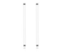 T8 15W Fluorescent Tube, Size 450mm, Cool White 3500K, 950LM, G13 Base Low Energy Consumption Tube Light, Emergency Energy Saving Light, Suitable for Kitchen, Bathroom, Garage, Cabinet,2 pcs
