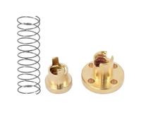 T8 Anti-backlash Lead Screw Brass/POM Spring Nut Elimination Gap 2mm/4mm/8mm For CNC 3D Printer Parts Ender 3 CR10(P2 L4 Brass)