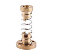 T8 Anti-Backlash Spring Loaded Elimination Gap Nut with Threaded Rod Lead Screw for 3D Printer