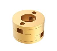 T8 Oldham Shaft Couplings Flexible Round Brass Coupling for 3D Printer VzBoT