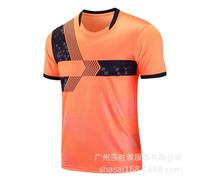 (T8 orange top, XS code (height 130-140)) HkeDes New Kids' Short-Sleeve Soccer Training Set & Men's Women's Quick-Dry Breathable Football Match Team Jerseys
