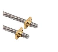 T8 T-type Trapezoidal Lead Screw 8mm Tr8 Lead 1/2/4/6/8/10/12/14 Stepper Motor Drive Rod T-nut Replacement Parts for 3D Printers(Lead 12mm,450mm)