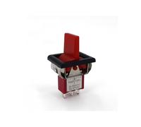 T80-R Series Paddle Toggle Switch, Square Snap-in Panel Mount Design, 5A 125VAC Heavy Duty Switch for Electronic Devices & Control Panels(Gold)
