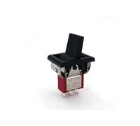 T80-R Series Paddle Toggle Switch, Square Snap-in Panel Mount Design, 5A 125VAC Heavy Duty Switch for Electronic Devices & Control Panels(Beige)