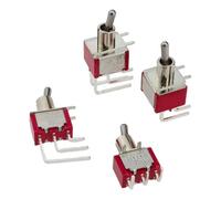 T80-T/T8021L/T8019 Positive And Side Bending Feet 3/6Pin ON ON 2 Positions PCB Mini Toggle Switch 1/5Pcs(T8019,5pcs)