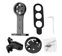 T800 Carbon Fiber Bike Computer Mount, for Garmin & Bryton, with GoPro Adapter, Lightweight for Mountain & Road Bicycles