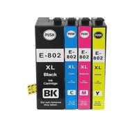 T802XL T802 Ink Cartridges Compatible For Epson WorkForce WF-4720