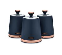 T826131MNB Cavaletto Set of 3 Storage Canisters for Tea/Coffee/Sugar