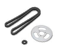 T8F Front & Rear Sprocket Set T8F High Performance Sprocket 29mm Rear Sprocket+T8F11T Front Sprocket+T8F116 Link Chain For Kart ATV Modified Minimoto