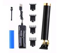 T9 USB Rechargeable Professional Hair Trimmer 0mm Baldheaded Cutter Beard Shaving Carving Tool Cutting Machine for Men