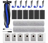 T90 accessories for ECOVACS DEEBOT T90 Omni / T90 Pro Omni vacuum cleaner: 1 main brush, 2 wiper rollers, 6 HEPA filters, 6 dust bags, 6 side brushes, 1 cleaning brush, 1 screwdriver