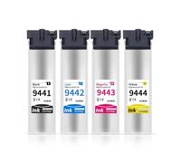 T9441 T9442 T9443 T9444 Ink Bag With Chip Compatible For Epson WF-C5290 | Pigment Ink Bag Cartridge With Chip For C5790 C5210 C5710 Printers.(1SET(KCMY))