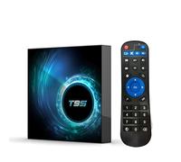 T95 Android TV Box - Allwinner H616 Quad-Core, 4GB RAM 64GB Storage, Android 10.0, 4K Media Player, Dual-Band WiFi & Bluetooth, Large Capacity Smart Home Player