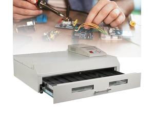 T962/T962A/T962C T-962 Automatic Reflow Soldering Machine, Professional Automatic Infrared Heater IC Heater BGA Rework Station for PCB SMT Soldering Proofing,T-962C