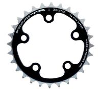Spécialités TA Zelito Triple 74pcd 8/9/10 Speed Chainring, Inner 28t, Black