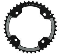 TA Cross 4 Arm 10X Double Chainring 120PCD - Outer - Black (42T) Size: