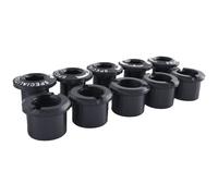 TA Double Alloy Chainring Bolts C/Ring (5) - Black