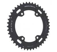 TA GRX 2X X80 Bicycle Cycle Bike Chainrings Black - 48T