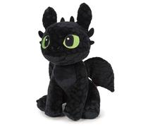 TA&MA HTTY Dragon - Black Night Dragon Inspired by Toothless - Cuddly Toy & Stuffed Toy - Various Models & Sizes - Soft Plush Toy for Children & Fans (Sitting 30 cm)