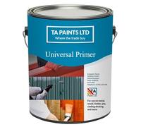 TA Paints Multi-Purpose Anticorrosive Primer (1 Litre, Red Oxide) - Easy Application Primer Undercoat - Suitable Multiple Surfaces Including Metal, Wood, Concrete, Stone and Brick