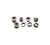 Spécialités TA Single Ring Steel Chainring Bolts, Silver, Pack of 5