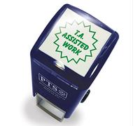 TA Teaching Assistant Assisted Work Pre Inked School Teachers Positive Feedback Marking Stamper Stamp 25mm Primary Teaching Services