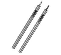 TA-VIGOR 0.5mm 1mm Leather Hole Grommet Punch Set Alloy Steel 2pc