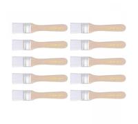 TA-VIGOR 1.1 inch (27mm) Soft Nylon Bristle Paint Brushes White 10pc
