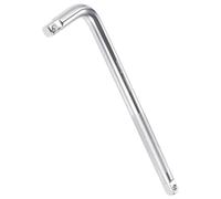 TA-VIGOR 1/2" Drive L Shape Extension Bar Wrench, 9.84 Inch Socket Breaker Bar Tool, CR-V Chrome Vanadium Steel with Secure Spring Ball, Long Handle for Tight Spots, DIY and Auto Repair