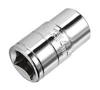 TA-VIGOR 1/2-Inch Drive 14mm 6-Point Shallow Socket, Metric, Cr-V Drive Socket for Auto Repairing and Household