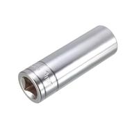 TA-VIGOR 1/2 Inch Drive 19mm 6-Point Deep Socket, Metric, Cr-V Drive Socket (Polishing) for Auto Repairing and Household