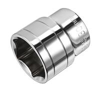 TA-VIGOR 1/2-Inch Drive 30mm 6-Point Shallow Socket, Metric, Cr-V Drive Socket for Auto Repairing and Household