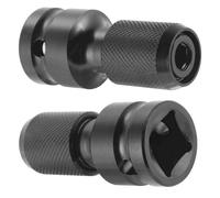 TA-VIGOR 1/2 Square Drive to 1/4 Hex Shank Socket Adapter 2Pcs