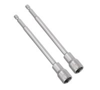 TA-VIGOR 1/4 inch by 13mm Magnetic Nut Setter Driver Drill Bit Set, Hex Shank Quick Change, 150mm Length Metric Nut Driver Set for Woodworking, Machine Maintenance, Auto Repairing, Furnitures 2Pcs