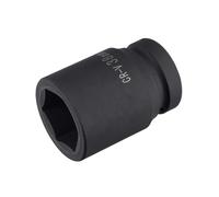 TA-VIGOR 1 Inch Drive by 38mm 6-Point Impact Socket, Durable Reliable CR-V 80mm Length, Standard Metric Sizes for Home Car Repair