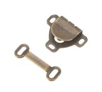 TA-VIGOR 10 Sets Sewing Hooks and Eyes Closure Set, Metal Trouser Hook and Bar Fasteners, Hidden Hook and Eye Latch for Clothes Skirts Pants Dresses Jackets DIY Sewing, Bronze
