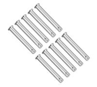 TA-VIGOR 10 x 70mm Clevis Pins Single Hole Zinc-Plated Steel Flat Head 10pc