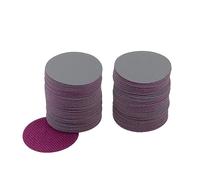 TA-VIGOR 100Pcs 50mm Wet and Dry Sanding Discs, 2000 Grit 2 Inch Hook and Loop Sandpaper Electrostatic Sand Planting Silicon Carbide Sanding Discs