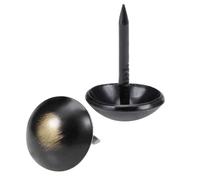 TA-VIGOR 100Pcs Decorative Upholstery Tacks, Brass Tacks, Furniture Tacks, 11mm Head Dia 17mm Length Upholstery Nails Decorative Tacks for Furniture