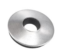 TA-VIGOR 100Pcs EPDM Bonded Sealing Washers, 5.5mm ID x 16mm OD x 2.5mm Thick Rubber Backed Stainless Steel Screw Gaskets for Leak-Proof Sealing