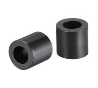 TA-VIGOR 100Pcs Nylon ABS Round Plastic Spacer Washer, ID 4.2mm OD 7mm L 7mm Black Non Threaded Column Standoff Support Insulation Spacers for Electrical Screws, Switch and Receptacle