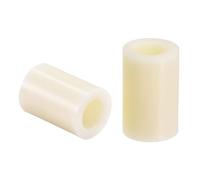 TA-VIGOR 100Pcs Nylon ABS Round Plastic Spacer Washer, ID 8.2mm OD 14mm L 25mm Plastic Non Threaded Column Standoff Support Insulation Spacers for Electrical Screws, Switch and Receptacle