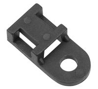 TA-VIGOR 100Pcs Nylon Cable Tie Mount Base, 19.6mmx9.5mmx5mm Saddle Type Mount Wire Holder, Cable Zip Ties, Adjustable Cable Tie Holder with Screws and Ties for Wire and Cable Tidy, Black