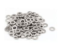 TA-VIGOR 100Pcs Stainless Steel Flat Washer M6 x 12mm x 1.5mm, Flat Pad Washer Gasket Round Flat Spacer Repair Washer for Screws Bolts